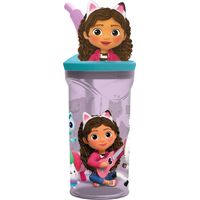 Vaso 360ml Figura 3D Gabby Dollhouse